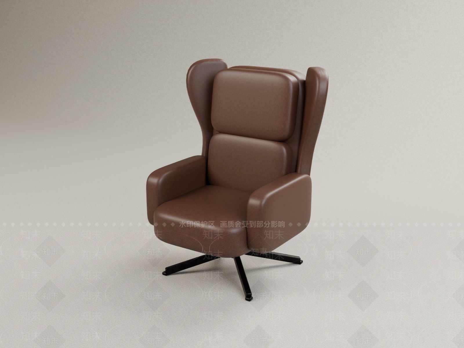 现代休闲椅3D模型下载【ID:1233283395】
