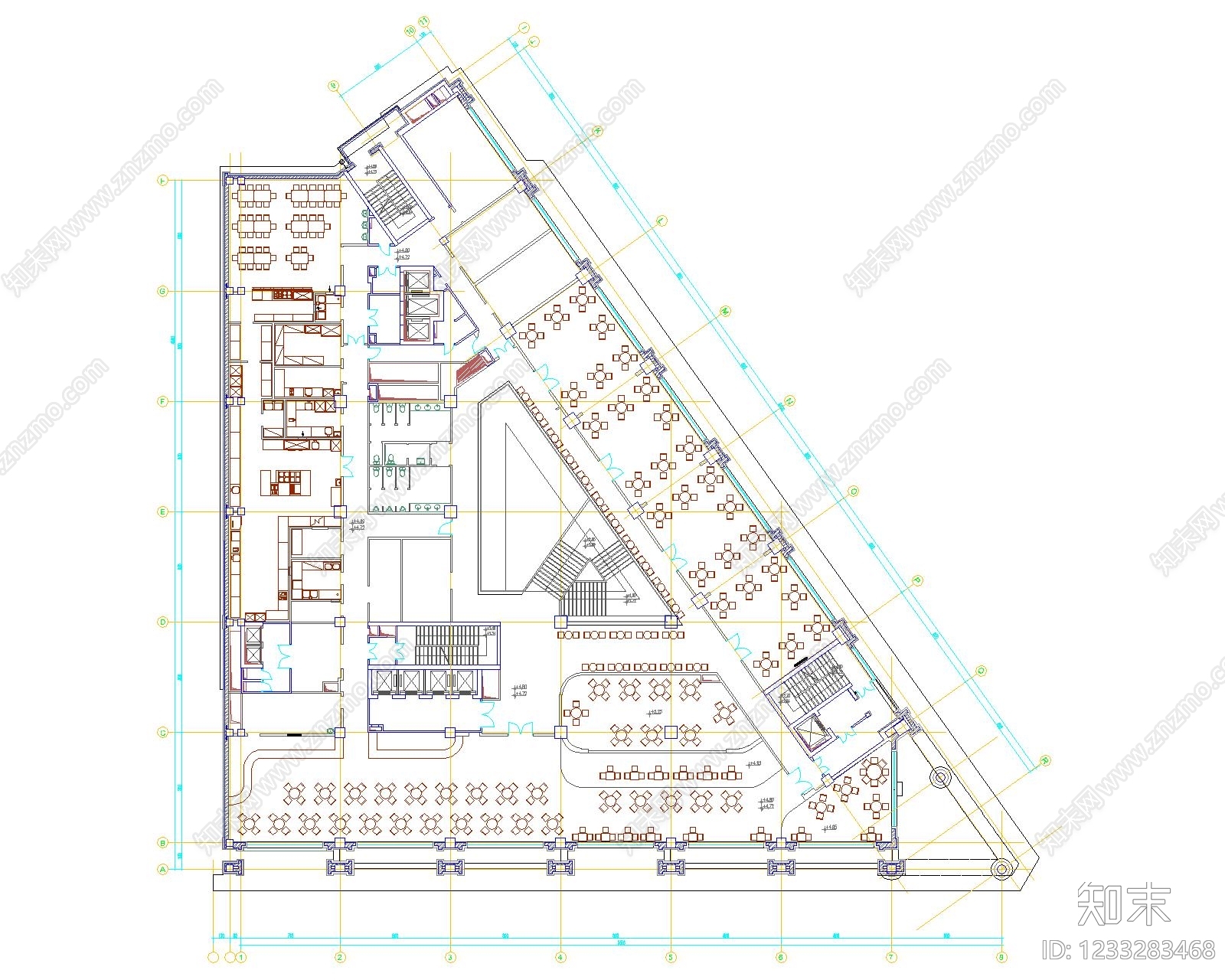 酒店公区CAD图纸
