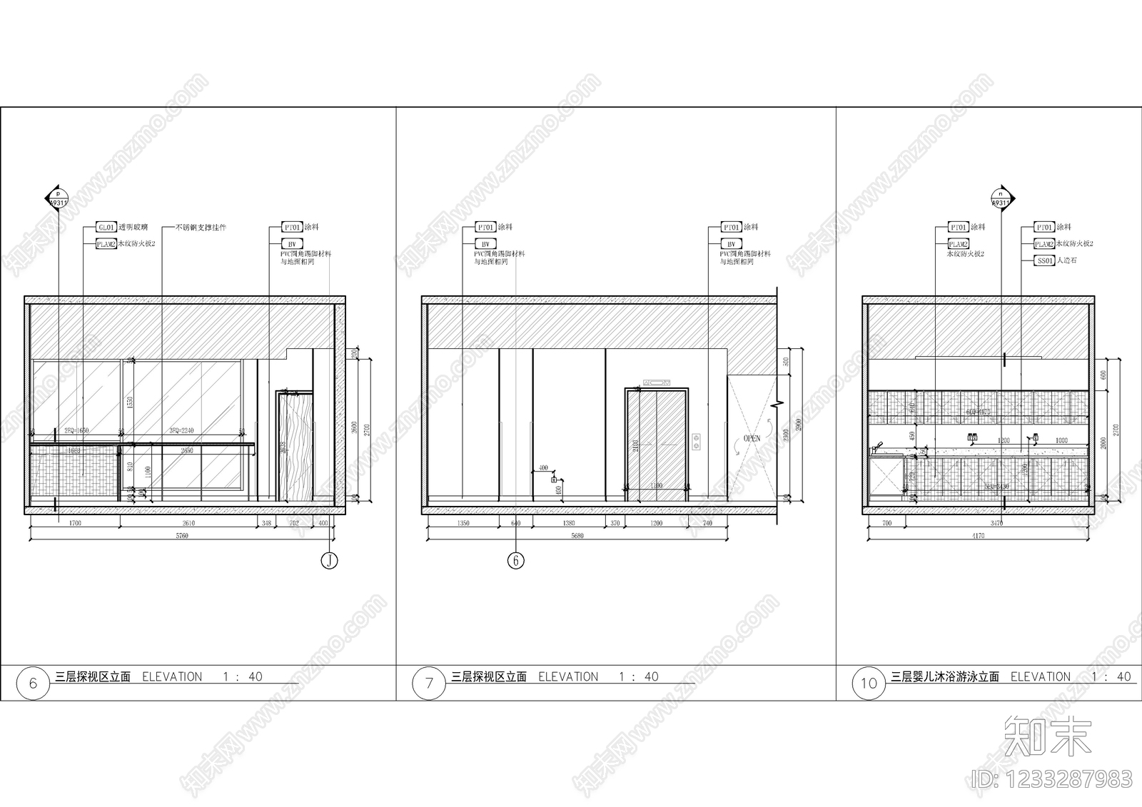 儿童乐园cad施工图下载【ID:1233287983】