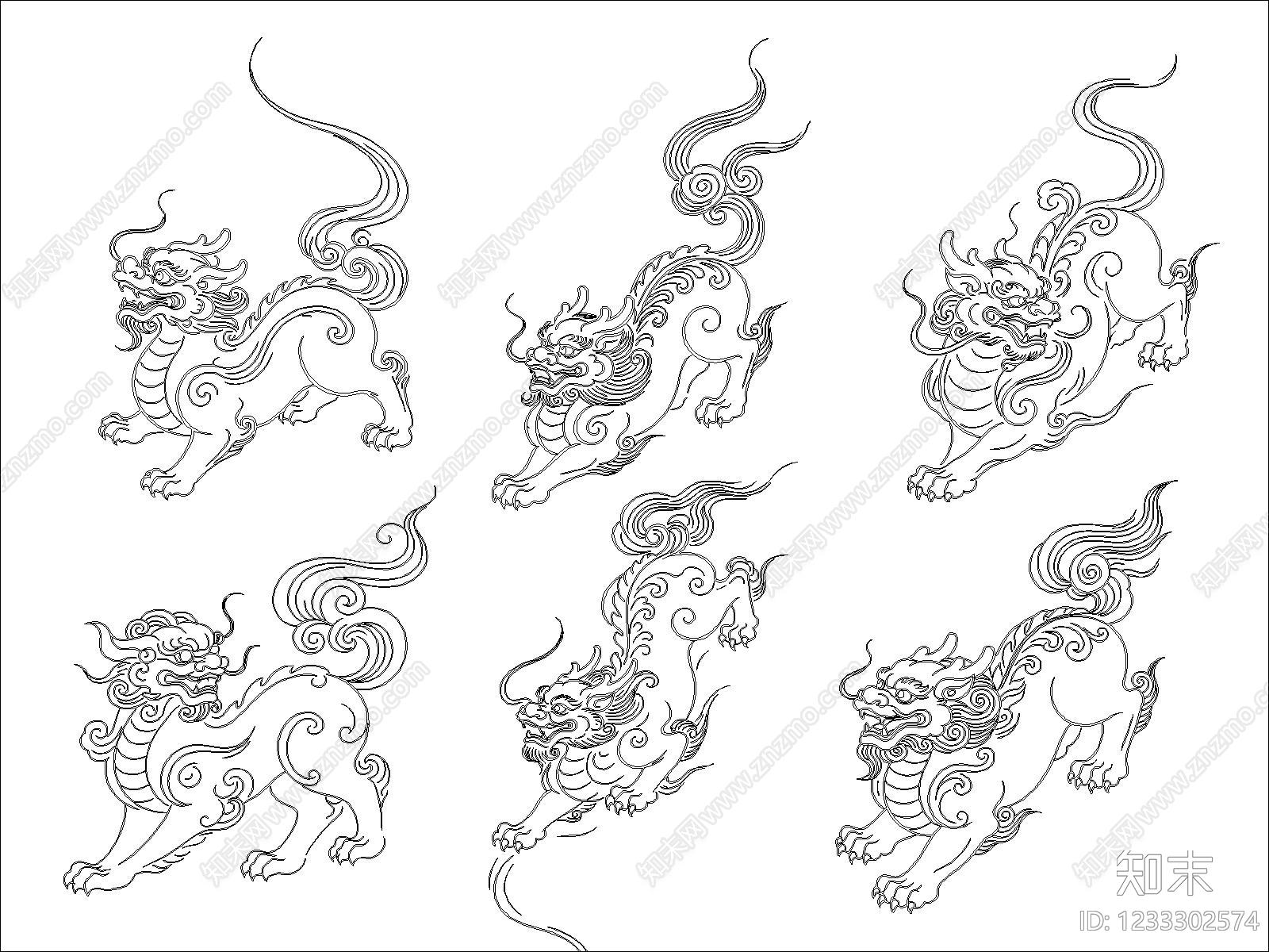 动物cad施工图下载【ID:1233302574】