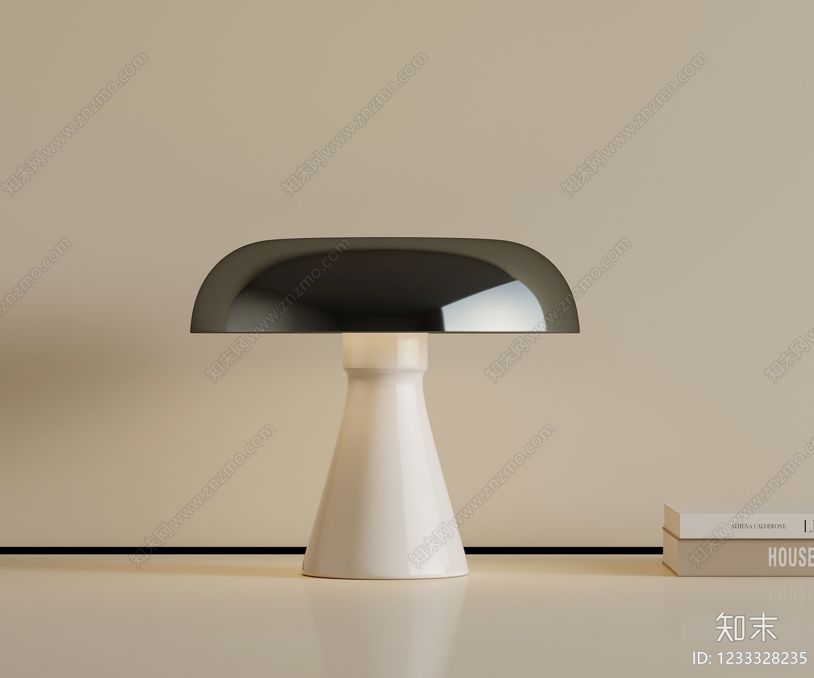 极简台灯SU模型下载【ID:1233328235】