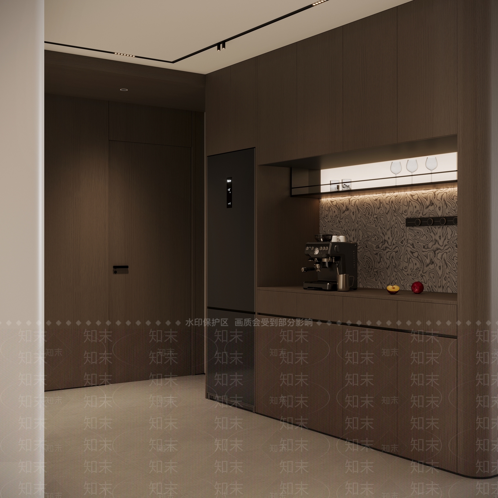 意式极简玄关3D模型下载【ID:1233336988】