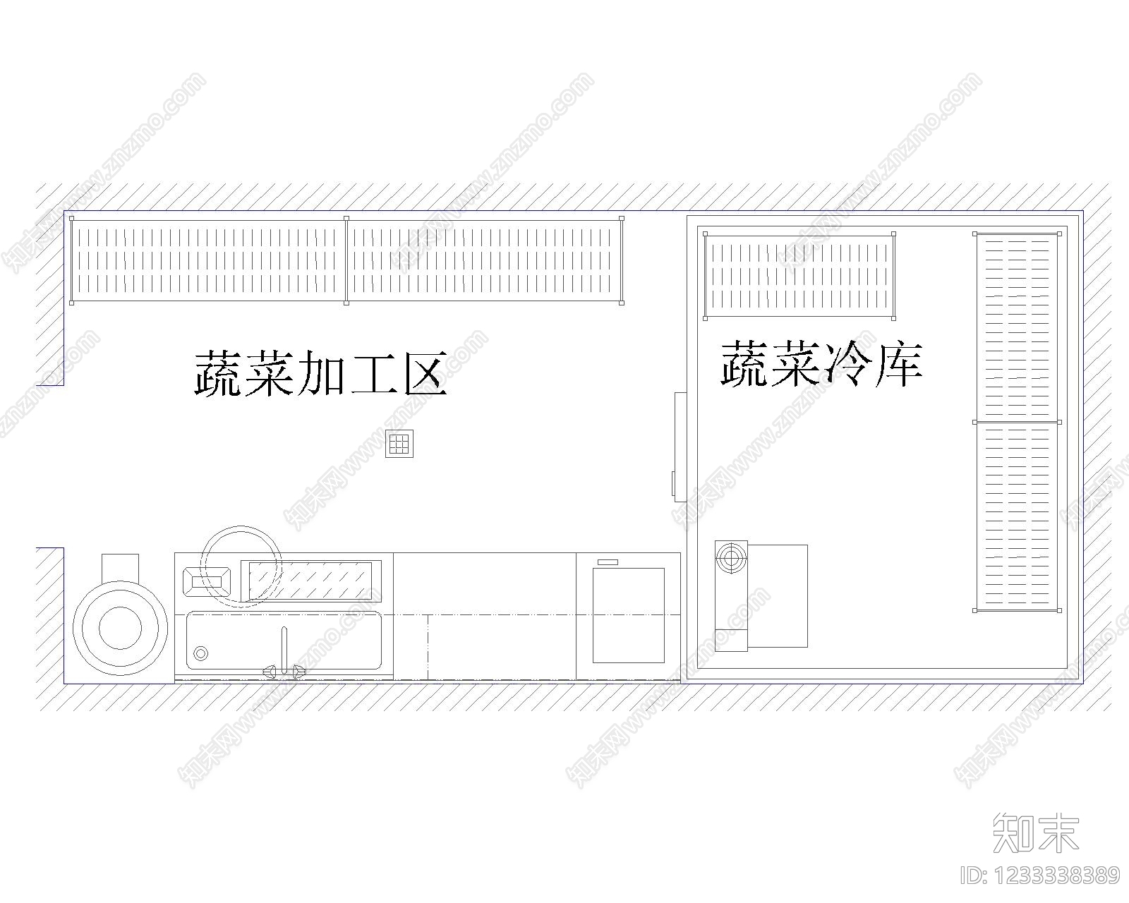 综合厨房卫浴设施CAD图纸