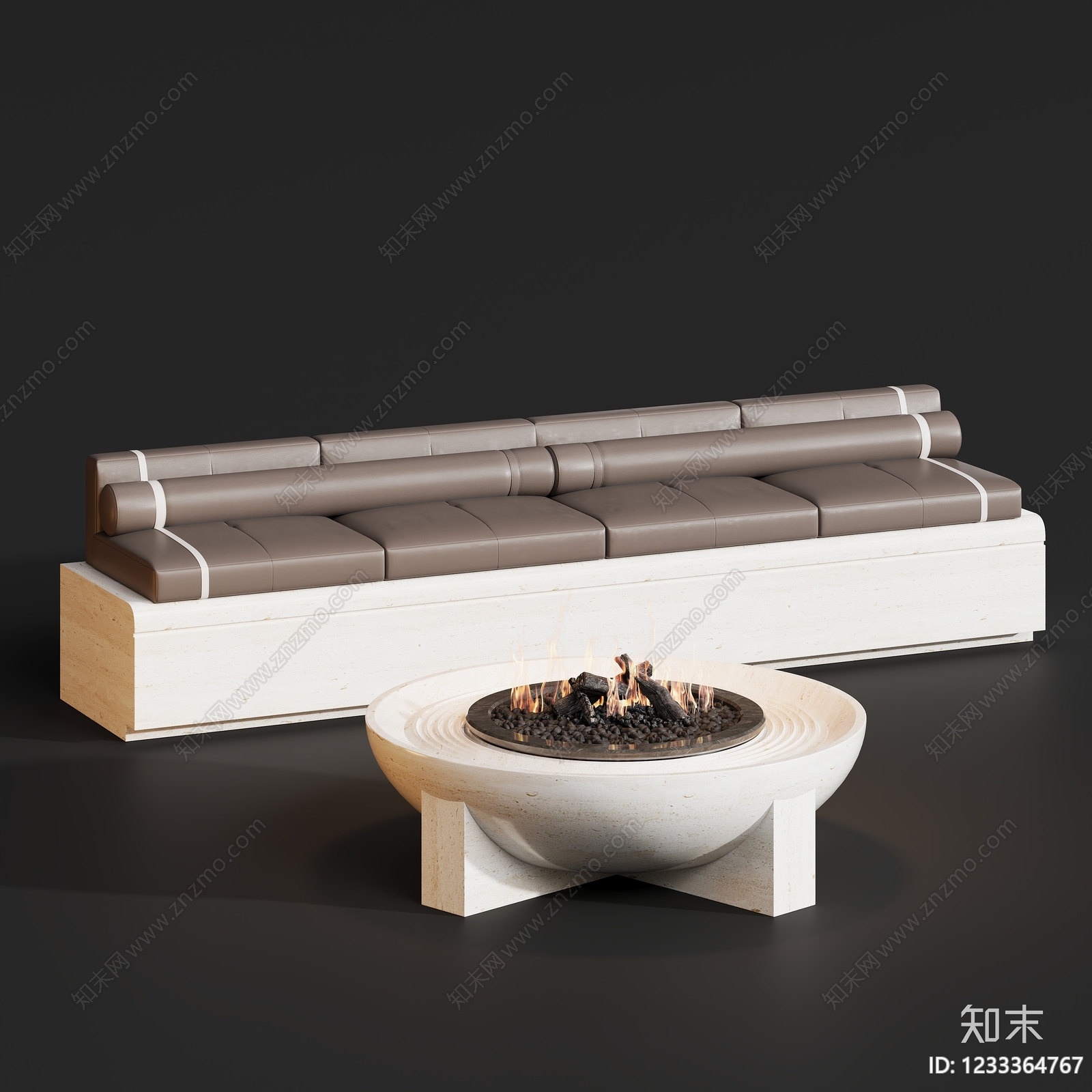 意式极简壁炉SU模型下载【ID:1233364767】