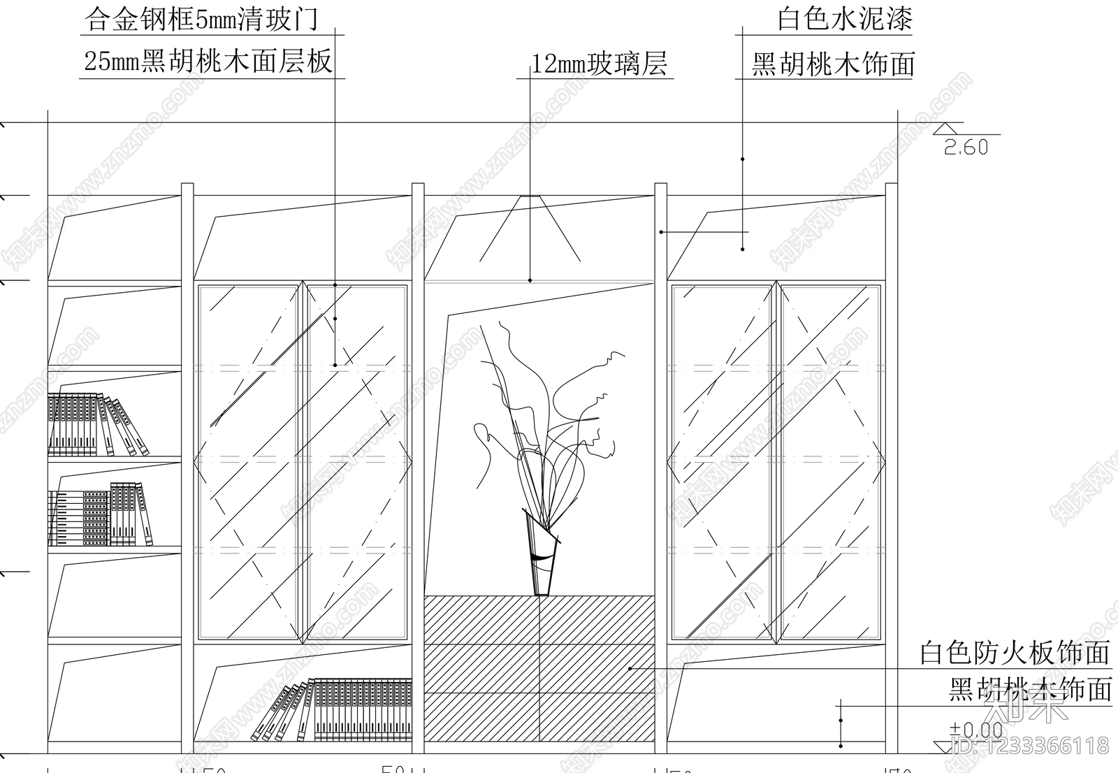 柜子cad施工图下载【ID:1233366118】