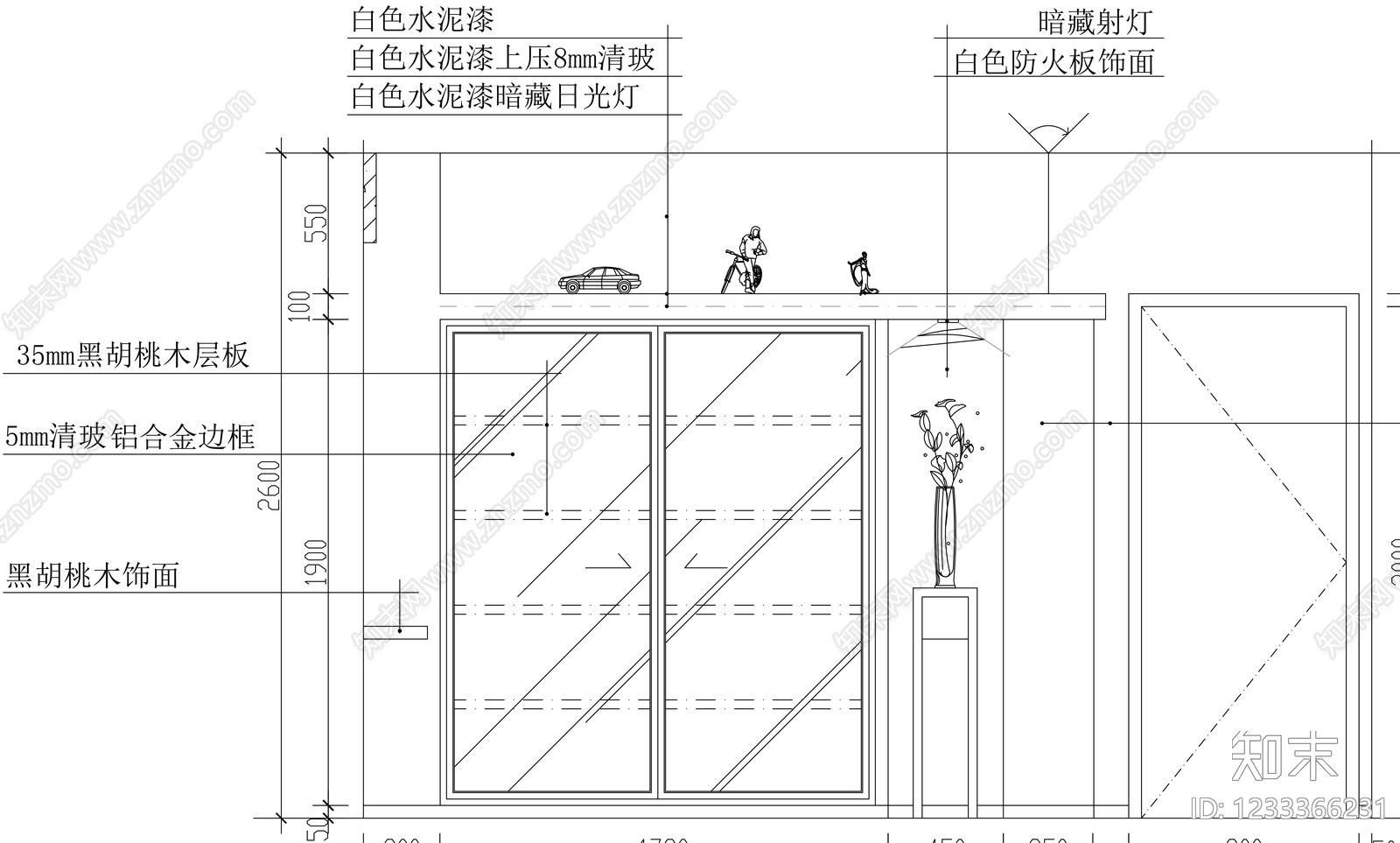 柜子cad施工图下载【ID:1233366231】