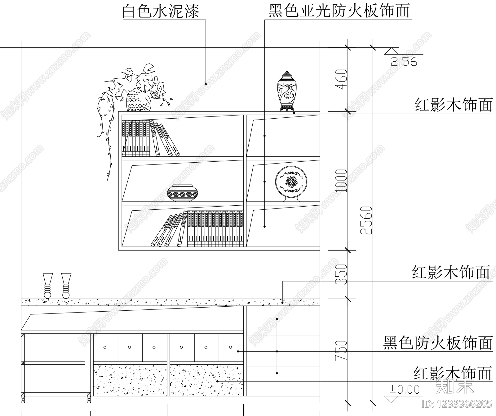 柜子cad施工图下载【ID:1233366205】
