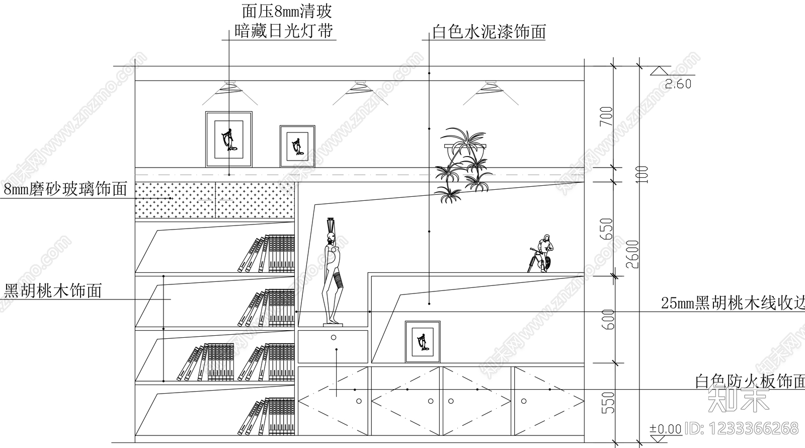 柜子cad施工图下载【ID:1233366268】