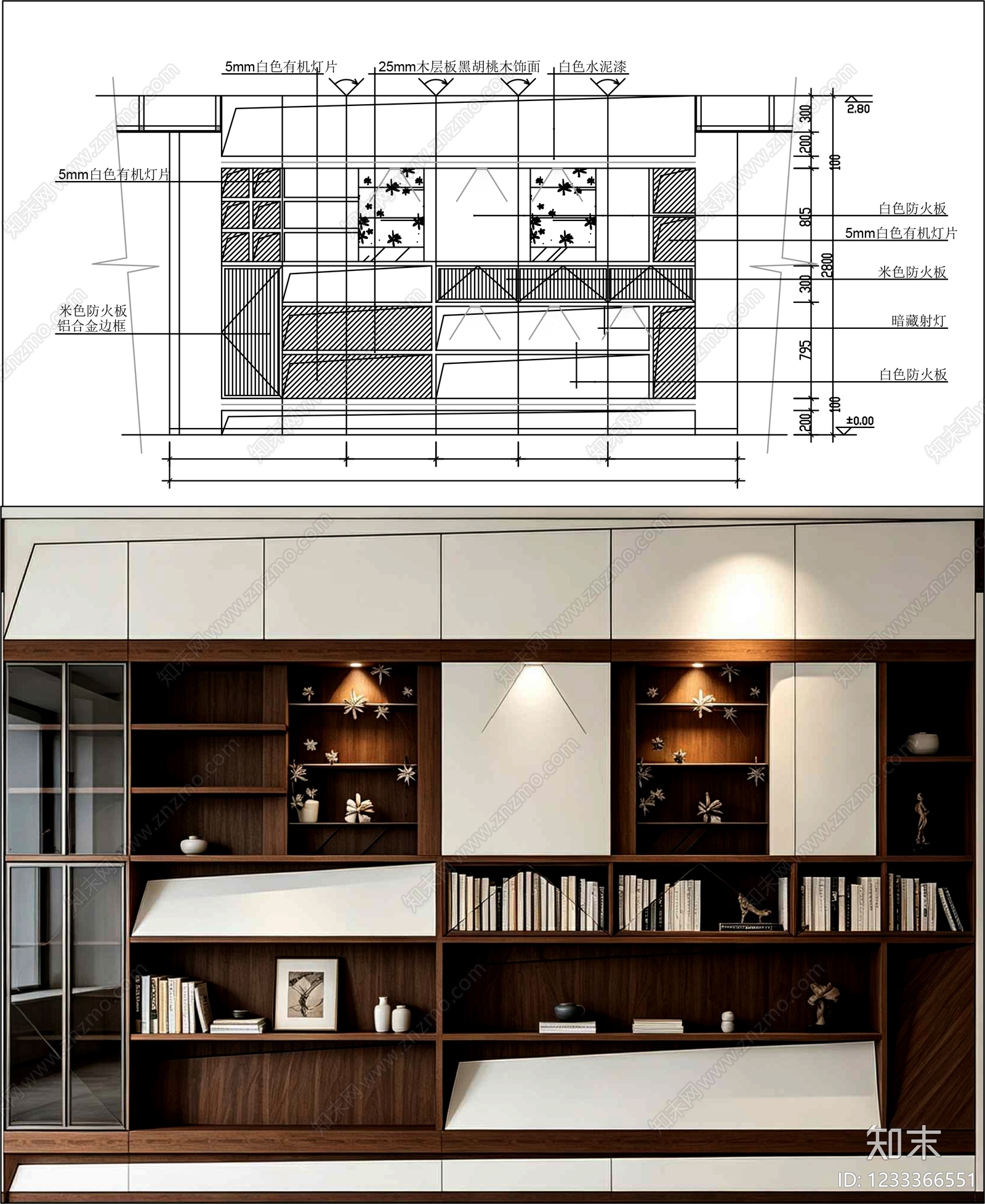 柜子cad施工图下载【ID:1233366551】