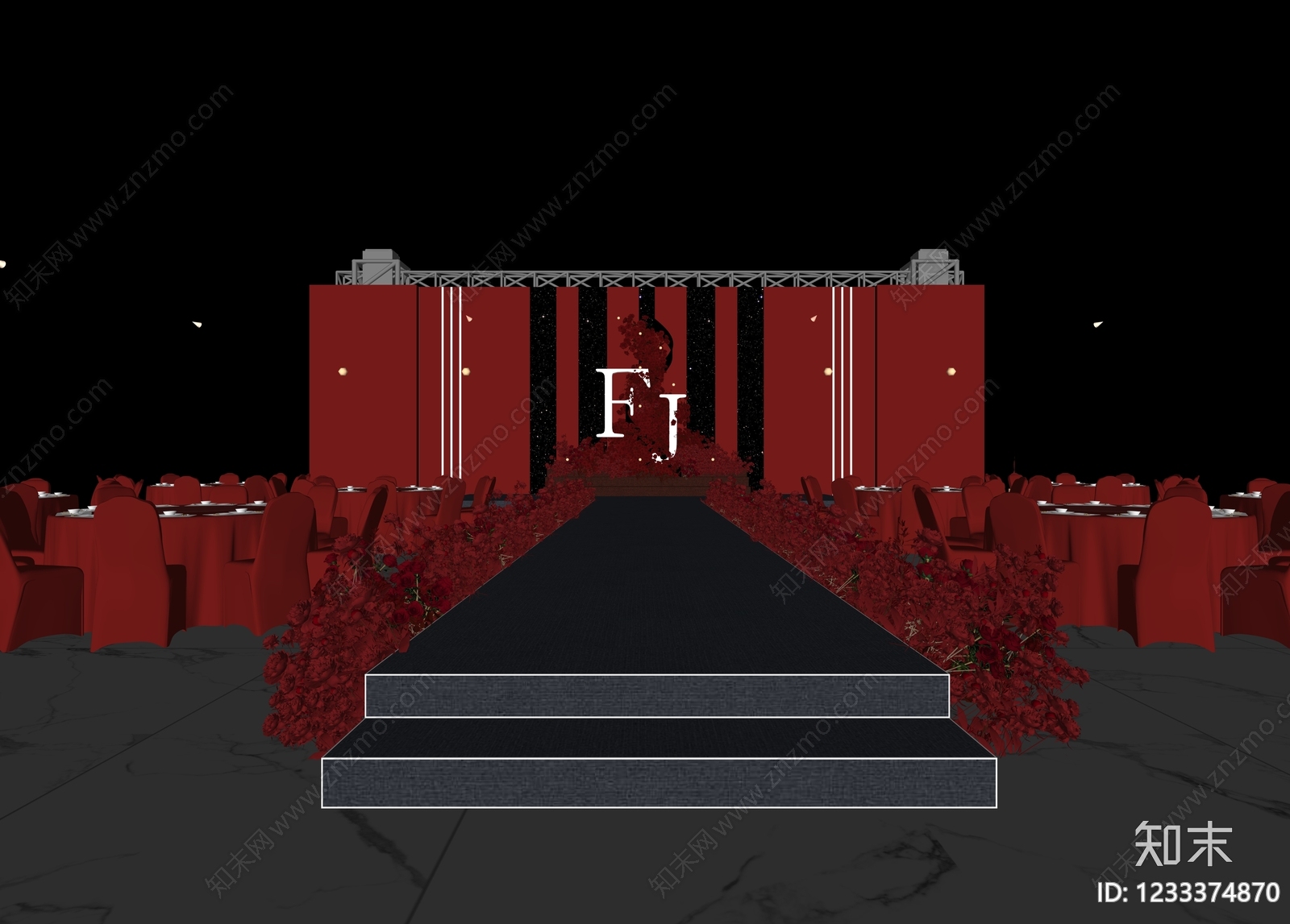 现代其他公共空间SU模型下载【ID:1233374870】