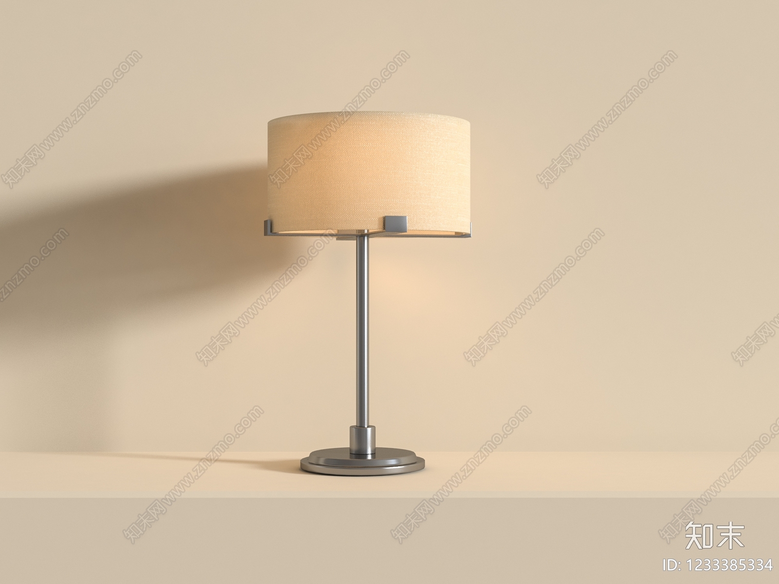 现代简约台灯SU模型下载【ID:1233385334】