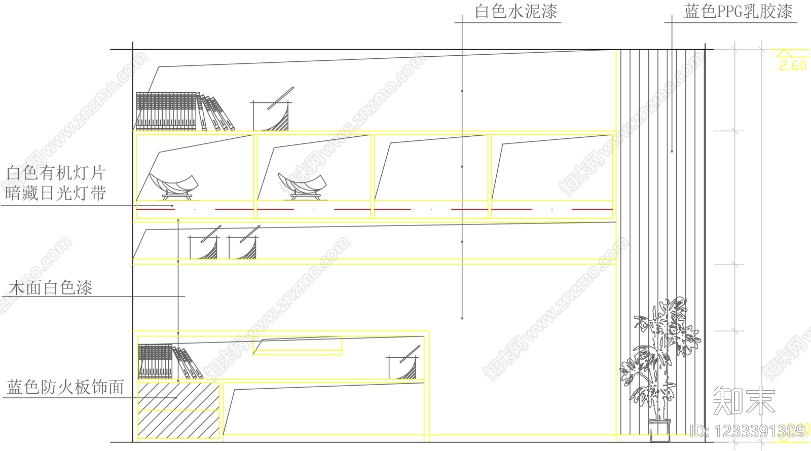 柜子cad施工图下载【ID:1233391309】