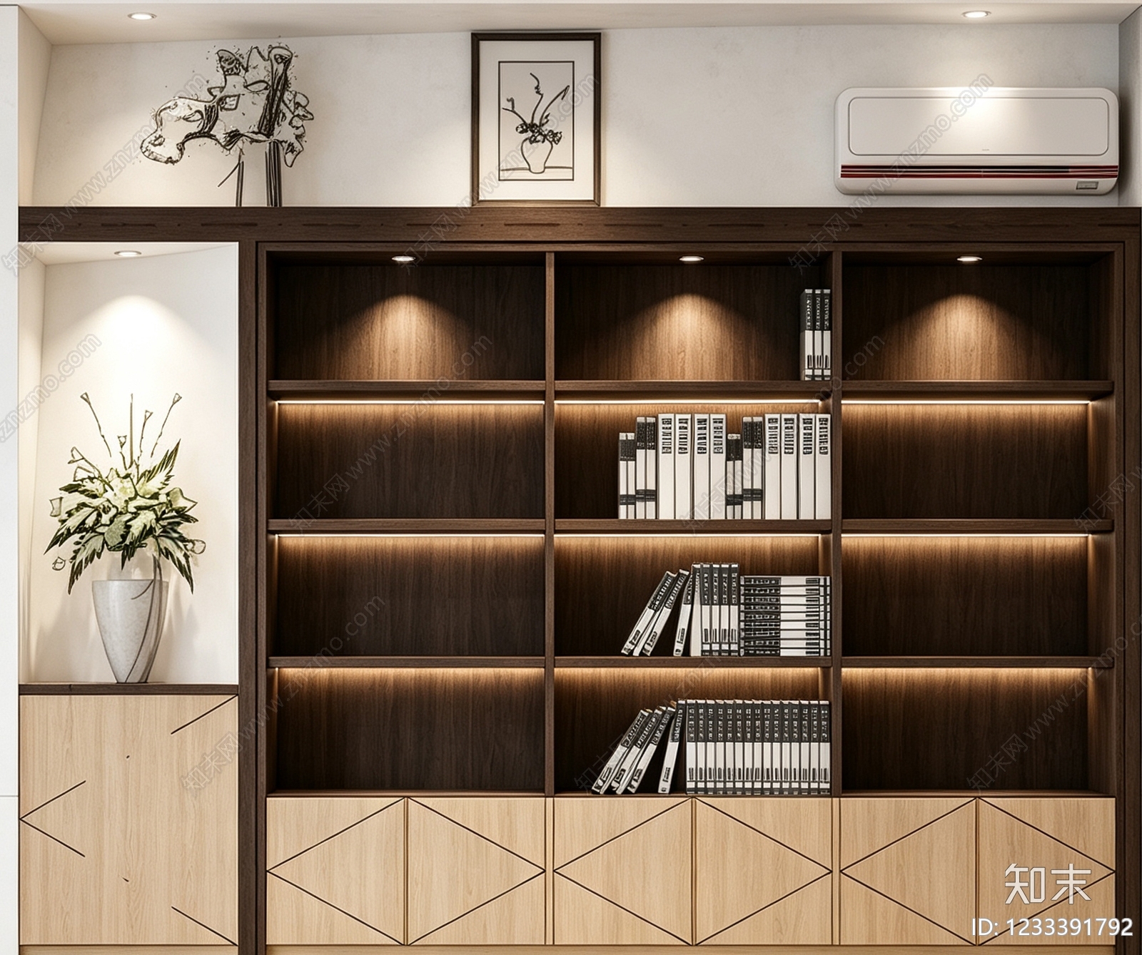 柜子cad施工图下载【ID:1233391792】