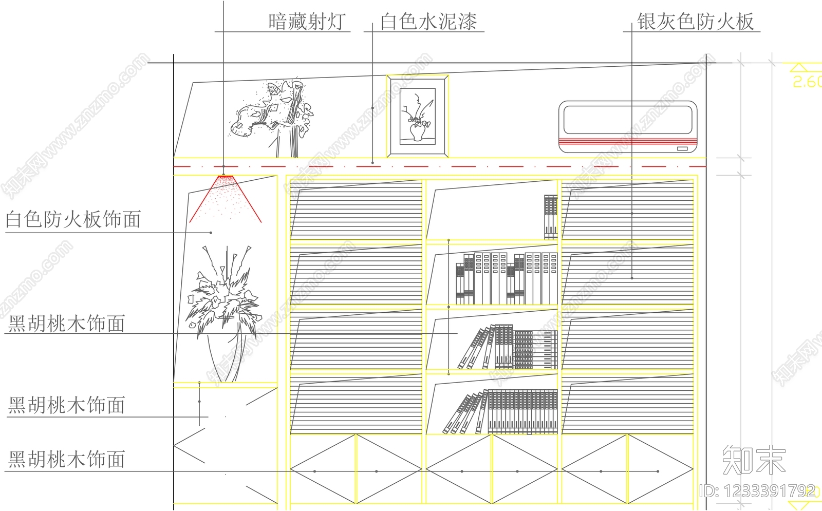 柜子cad施工图下载【ID:1233391792】