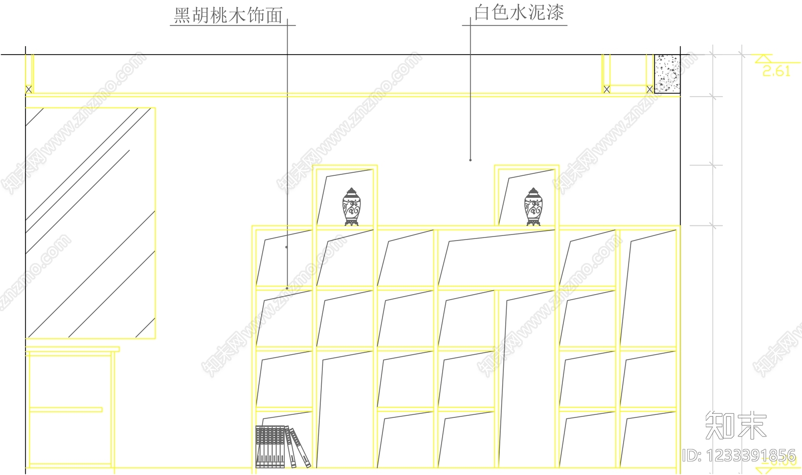 柜子cad施工图下载【ID:1233391856】