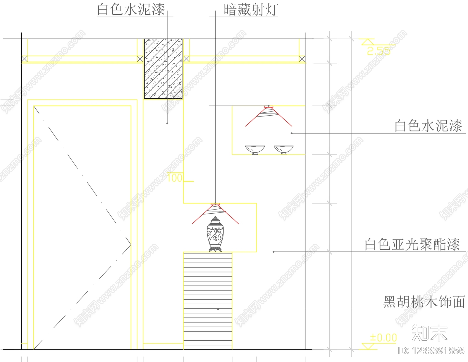 柜子cad施工图下载【ID:1233391856】