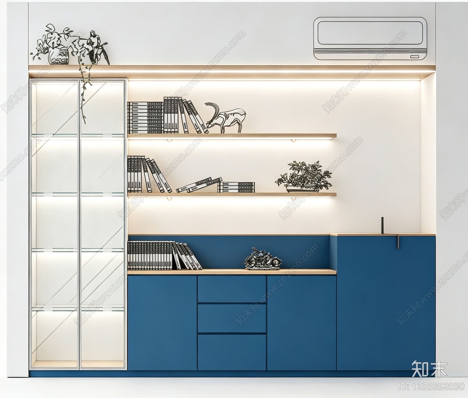 柜子cad施工图下载【ID:1233392030】