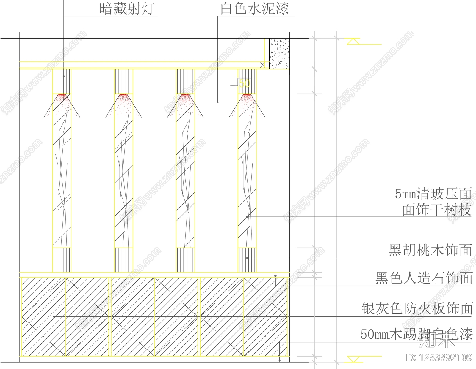 柜子cad施工图下载【ID:1233392109】