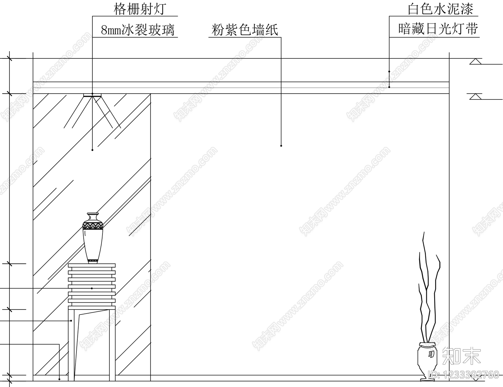 柜子cad施工图下载【ID:1233392760】