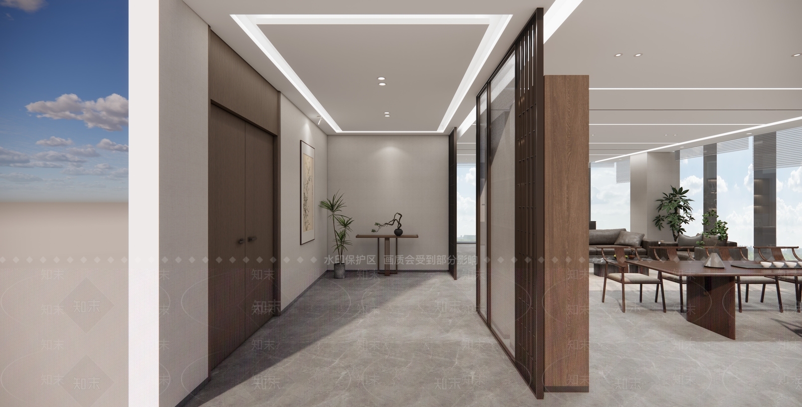 新中式经理办公室SU模型下载【ID:1233394301】