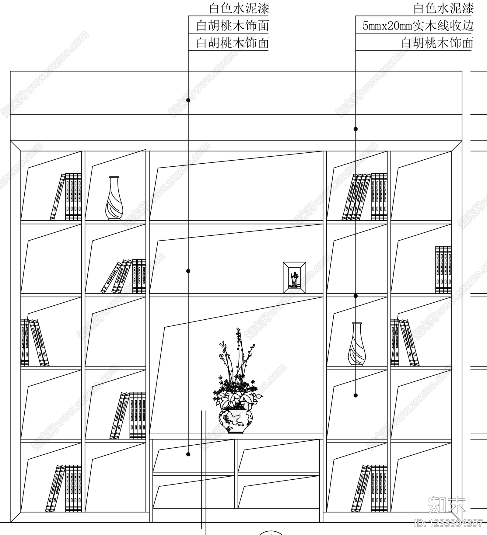 柜子cad施工图下载【ID:1233394397】