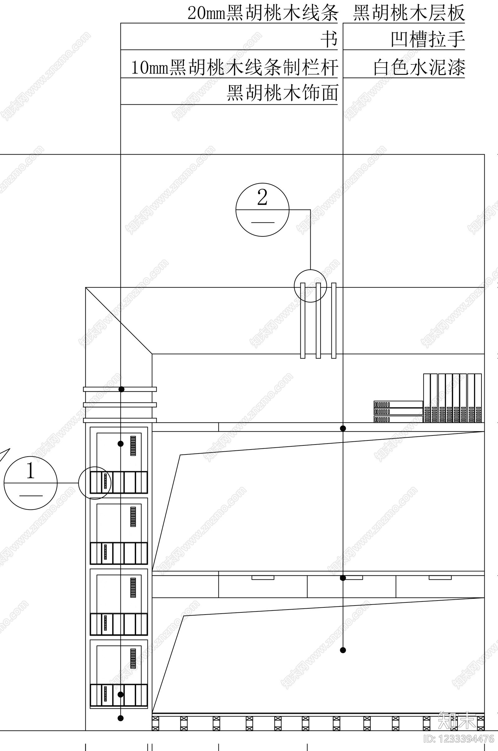 柜子cad施工图下载【ID:1233394476】