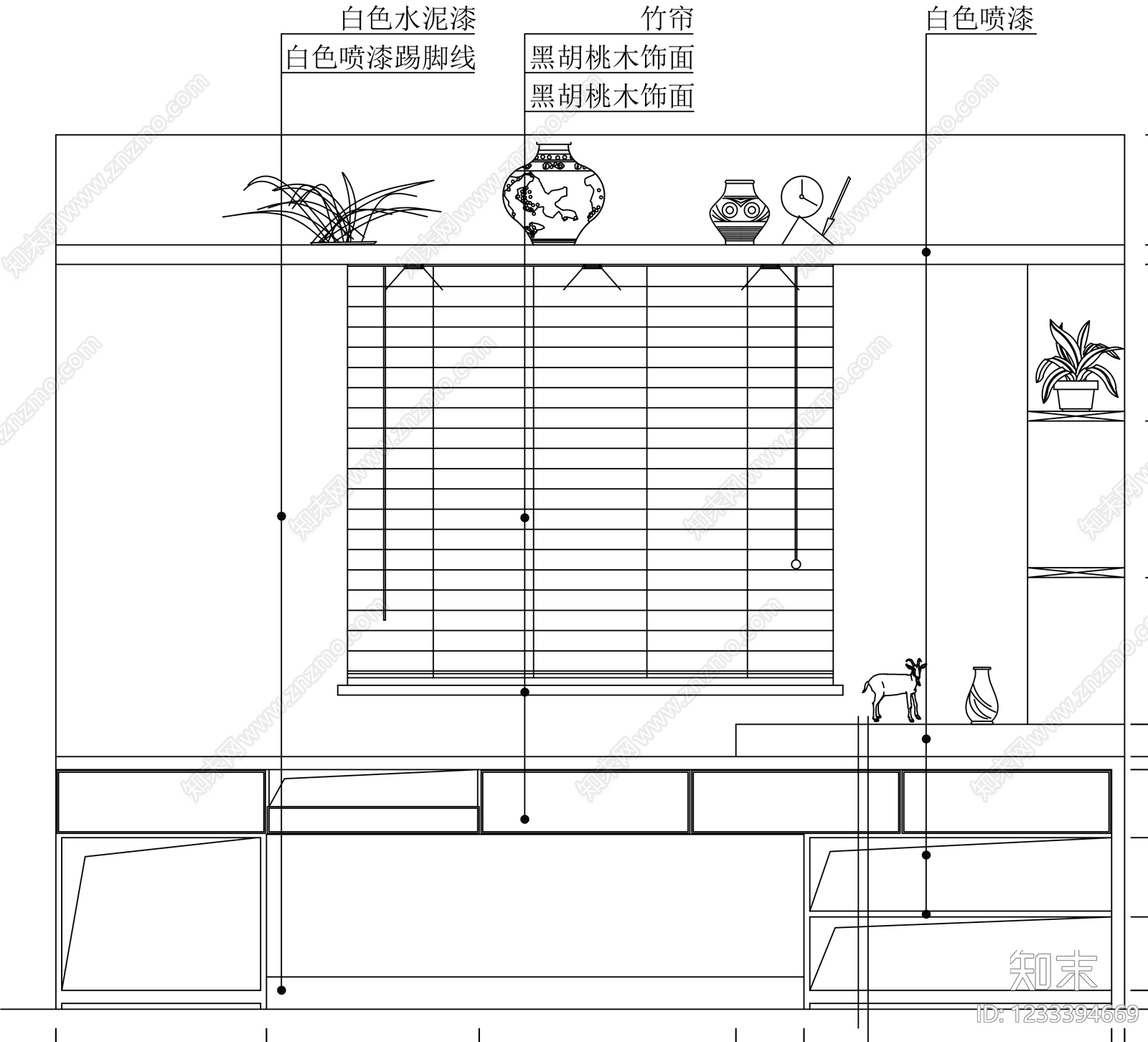 柜子cad施工图下载【ID:1233394669】