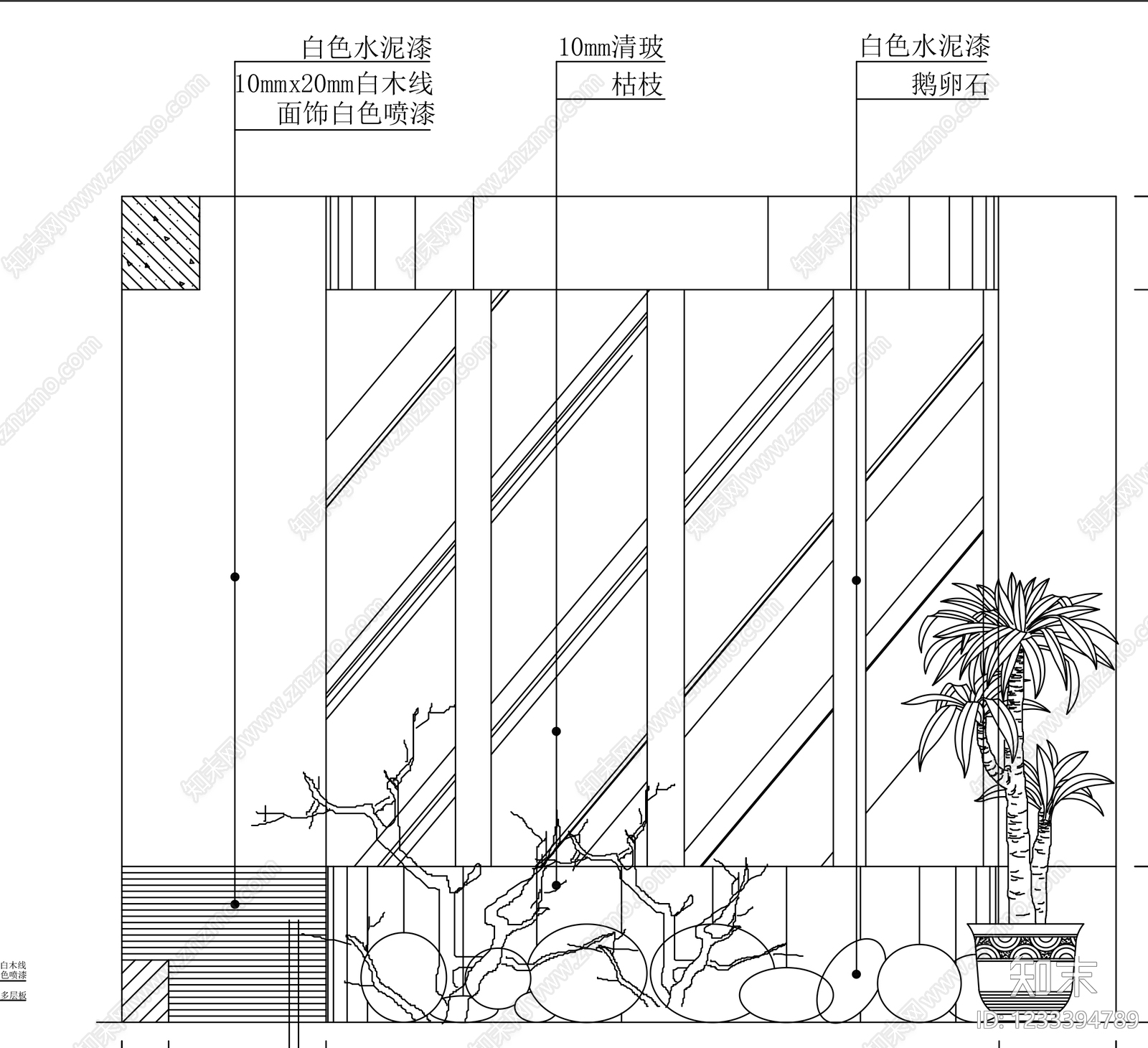 柜子cad施工图下载【ID:1233394789】