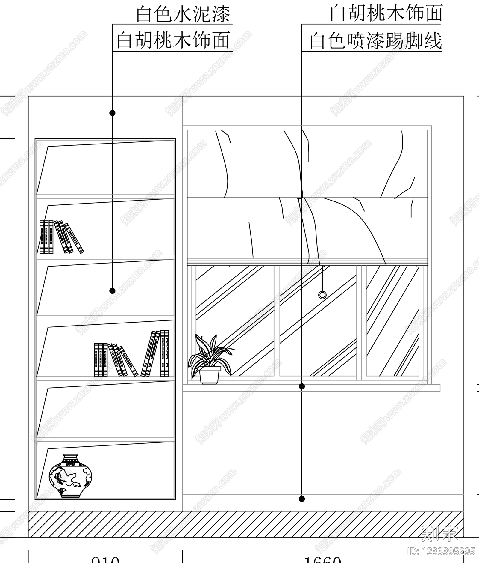 柜子cad施工图下载【ID:1233395295】