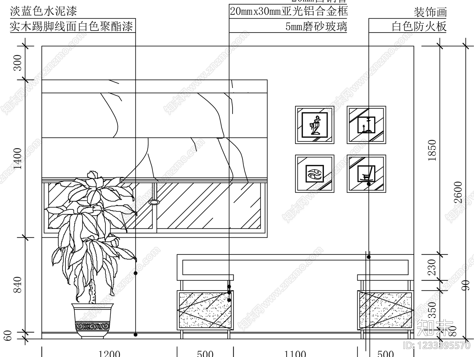 柜子cad施工图下载【ID:1233395570】