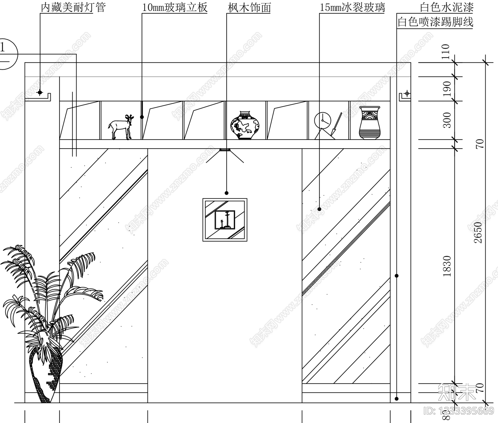 柜子cad施工图下载【ID:1233395669】