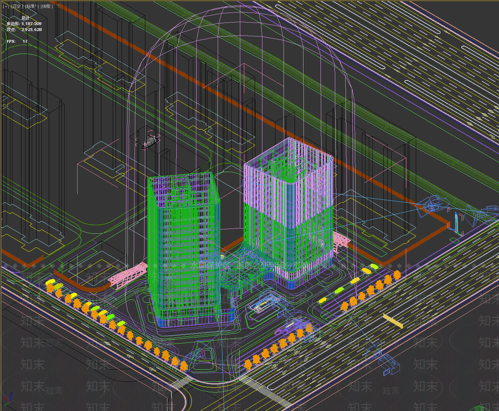酒店外观3D模型下载【ID:1233404840】