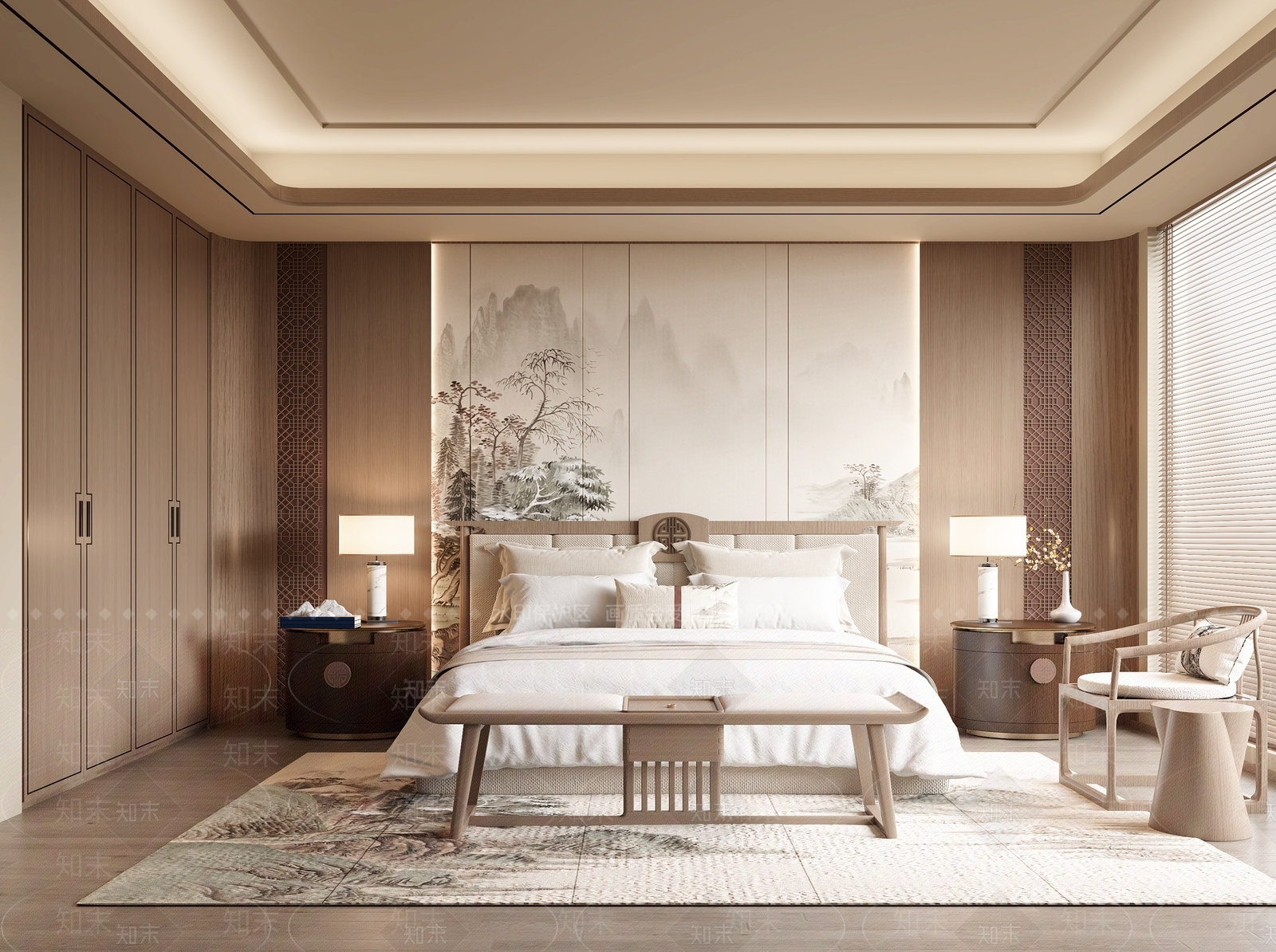 家居卧室3D模型下载【ID:1233407132】