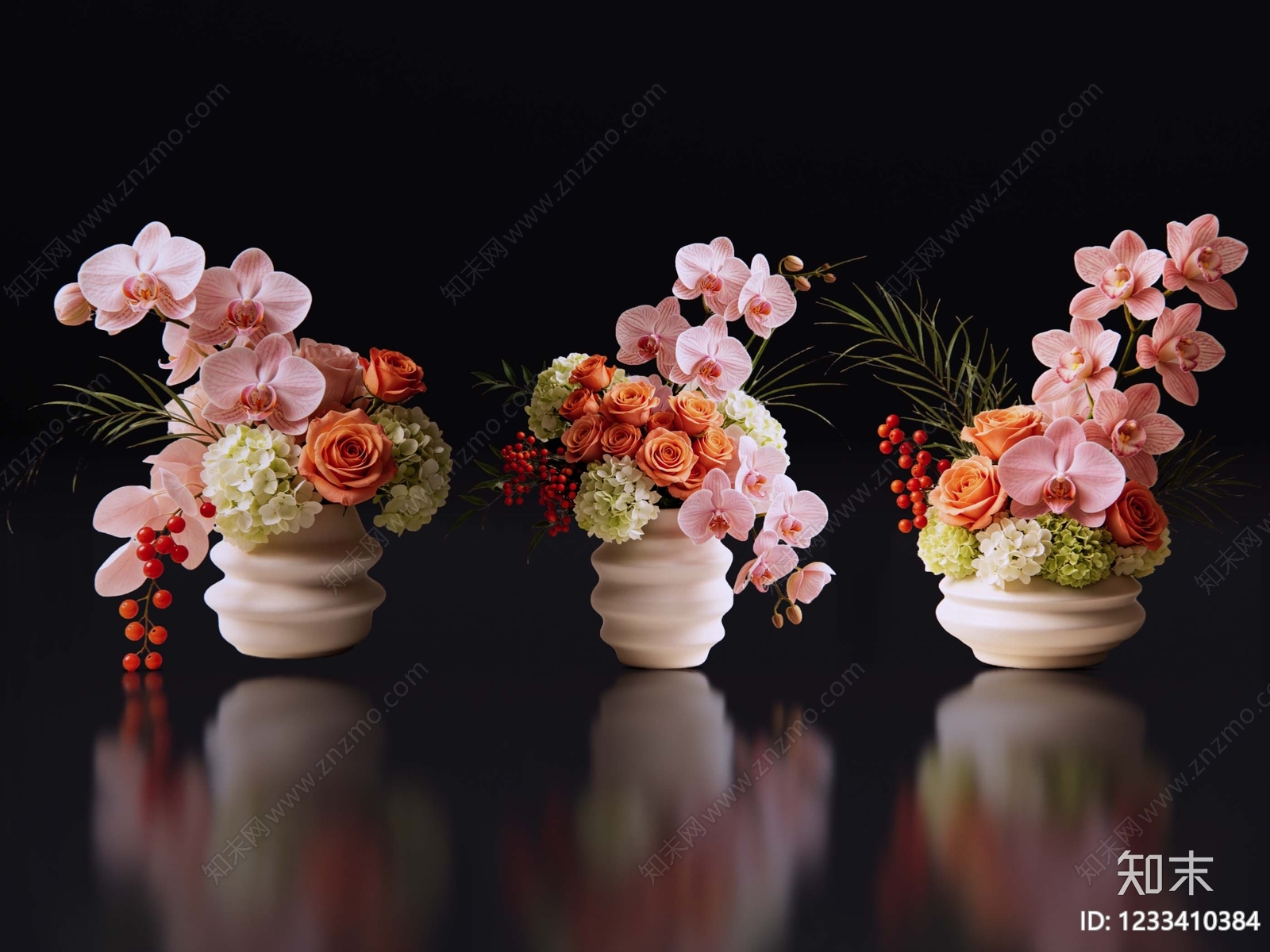 花瓶SU模型下载【ID:1233410384】