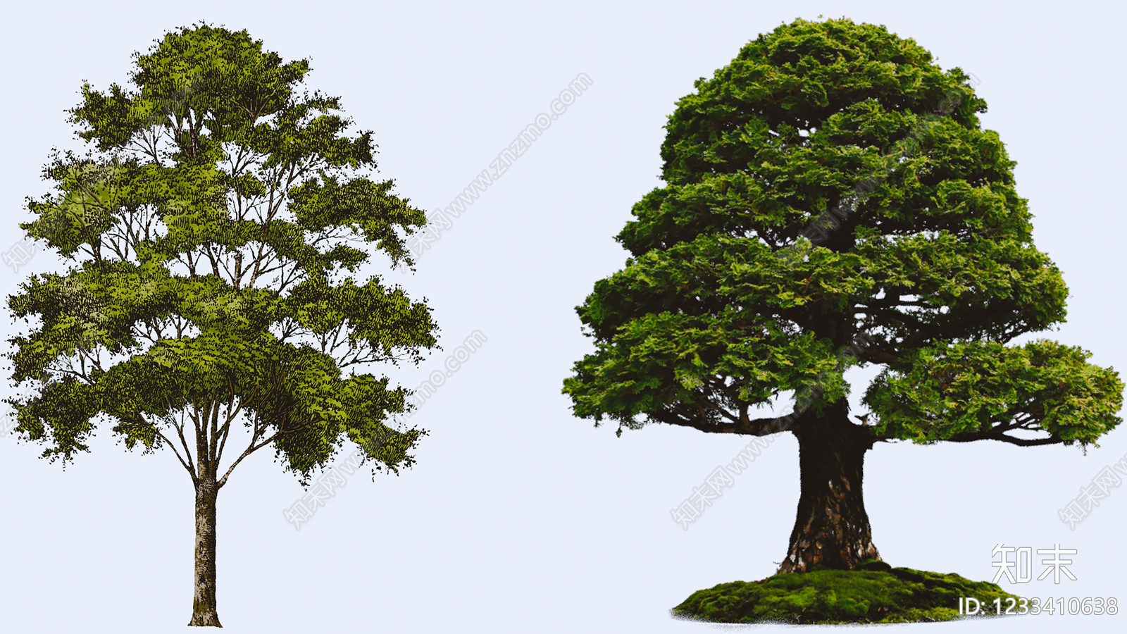 乔木SU模型下载【ID:1233410638】