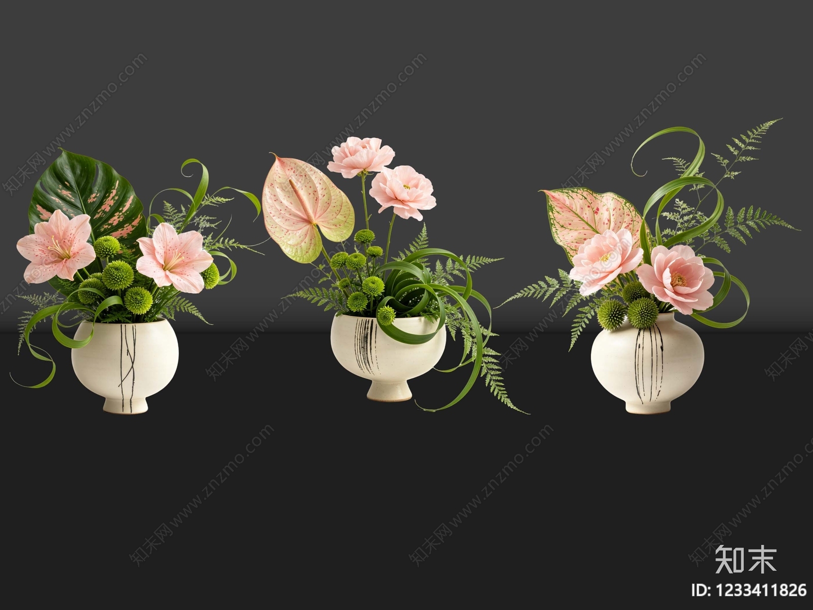 花瓶SU模型下载【ID:1233411826】