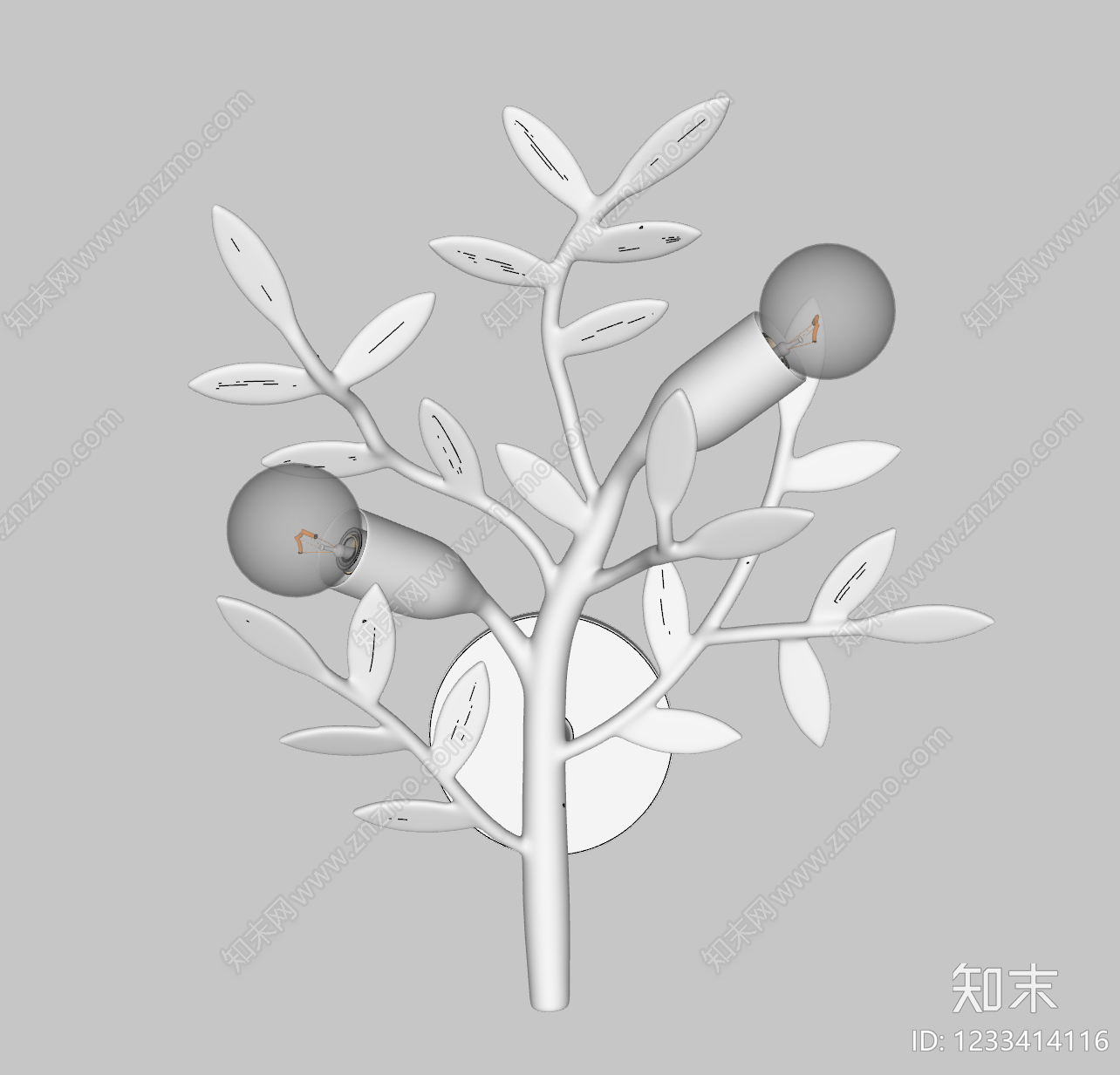壁灯SU模型下载【ID:1233414116】