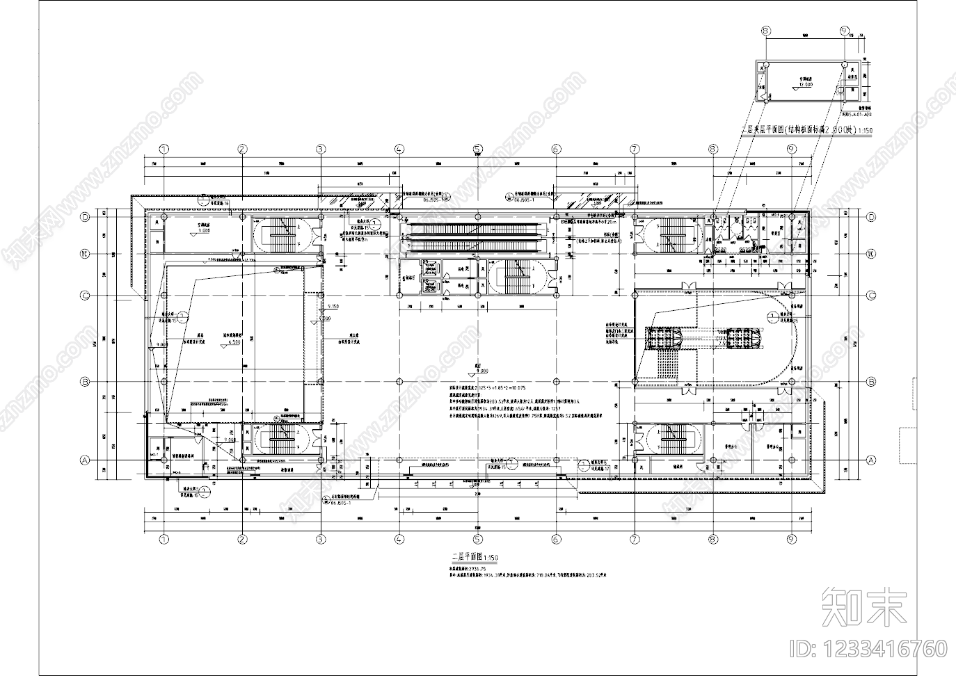 其他文化建筑cad施工图下载【ID:1233416760】