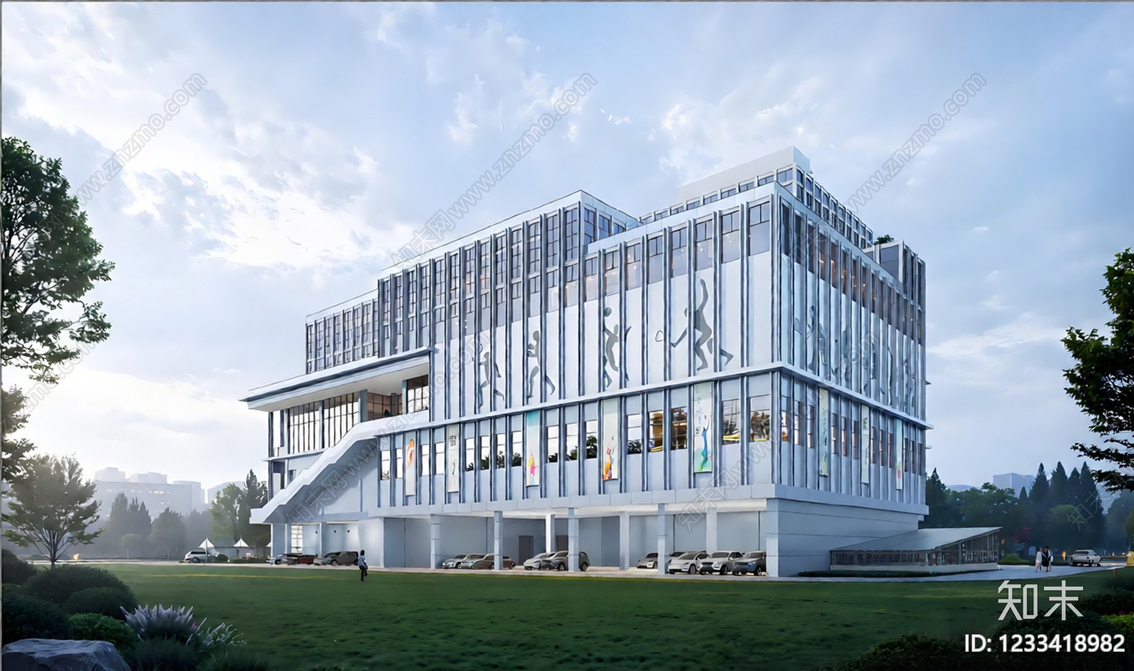 其他办公建筑cad施工图下载【ID:1233418982】