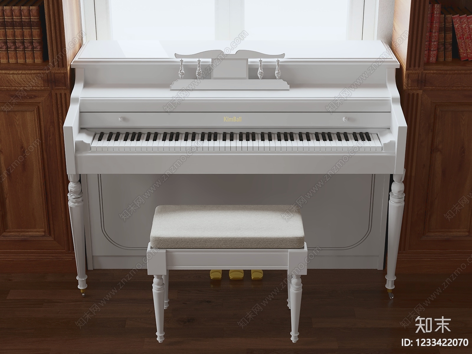 美式乐器SU模型下载【ID:1233422070】