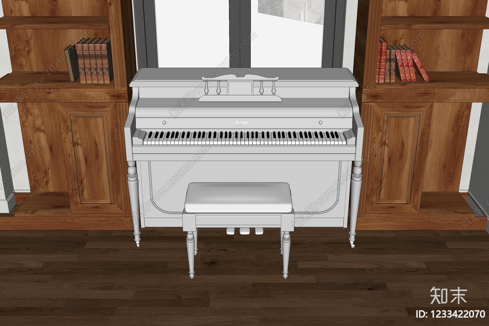 美式乐器SU模型下载【ID:1233422070】