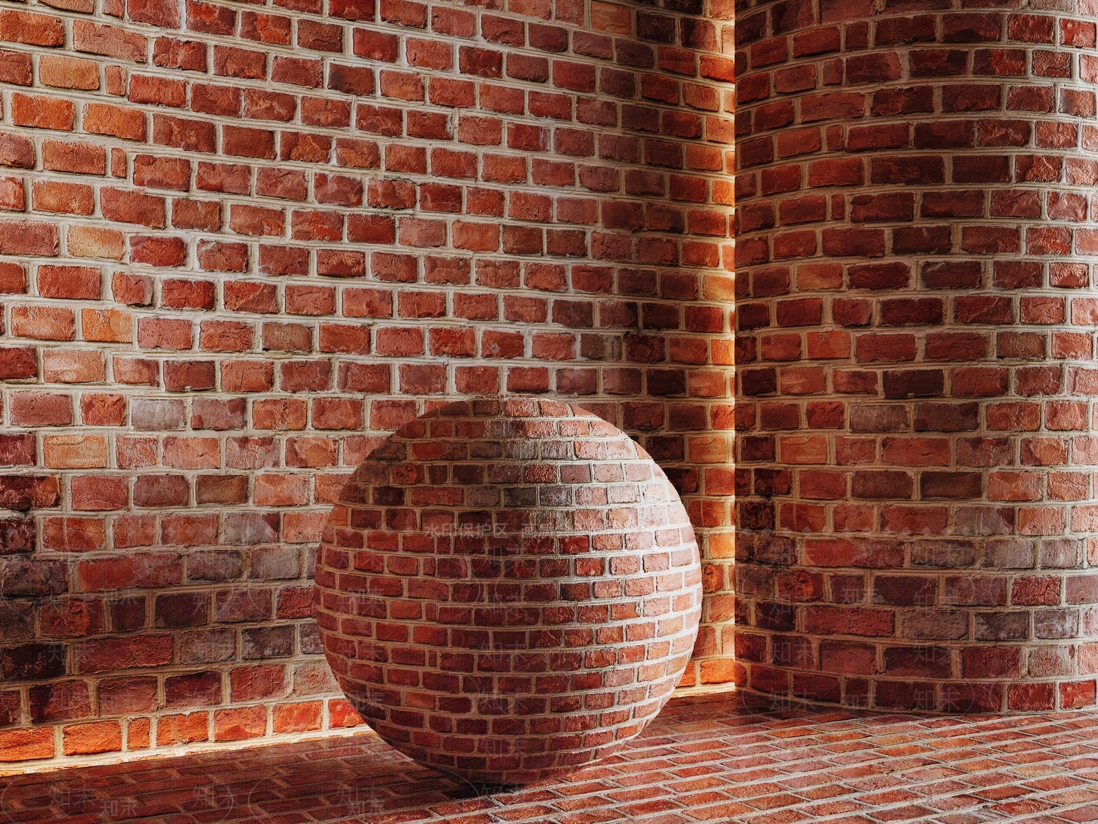极简砖3D模型下载【ID:1233429720】