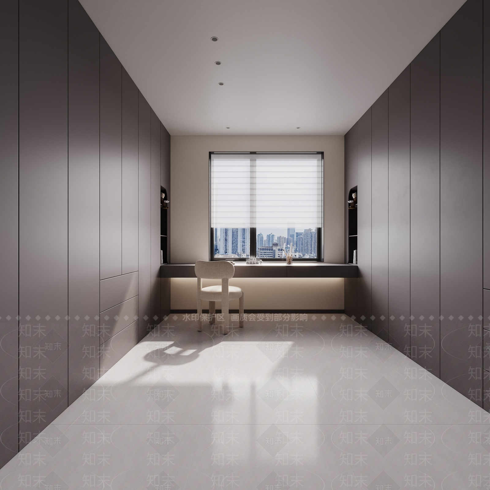 现代简约主卧3D模型下载【ID:1233433770】