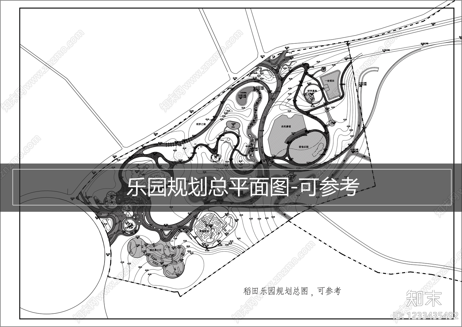 儿童乐园cad施工图下载【ID:1233435492】