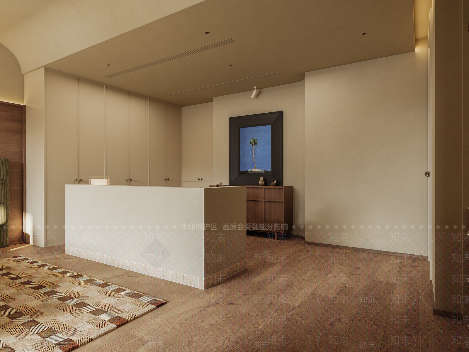 中古风办公大厅3D模型下载【ID:1233448714】