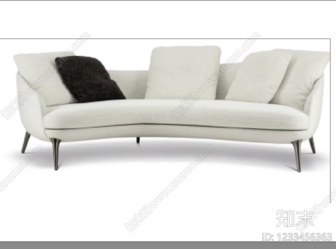沙发cad施工图下载【ID:1233456363】