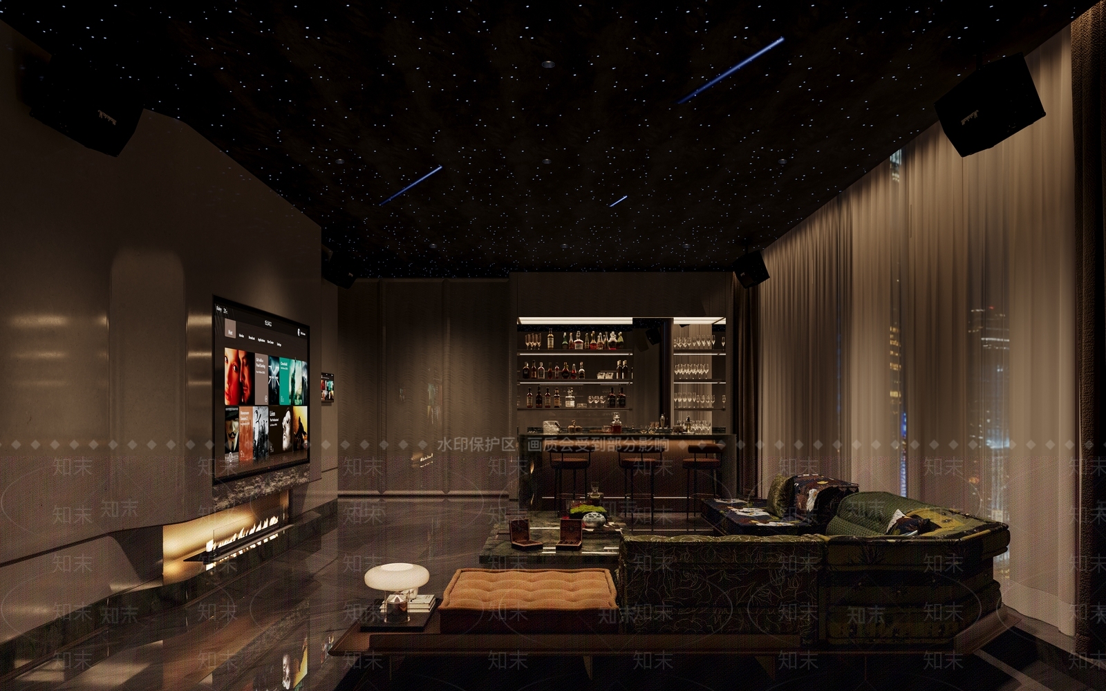 轻奢KTV3D模型下载【ID:1233460640】