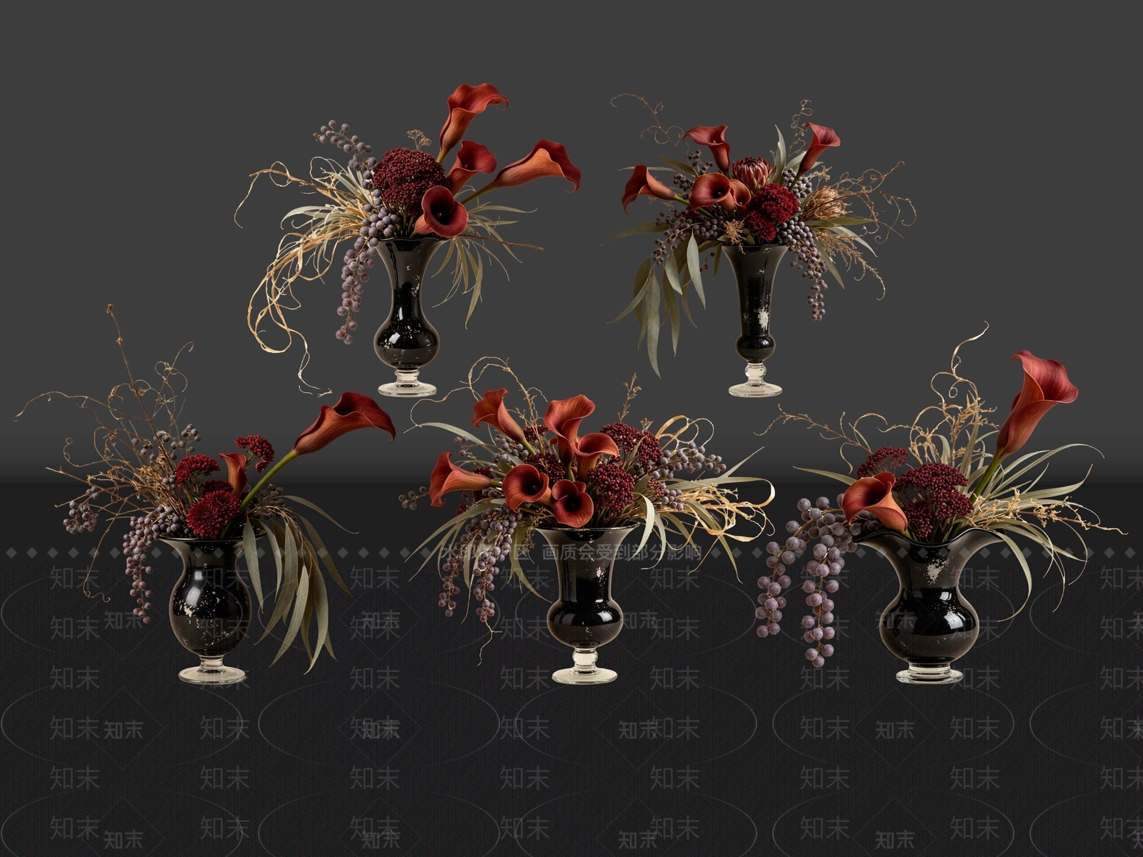 哥特式花瓶SU模型下载【ID:1233474455】