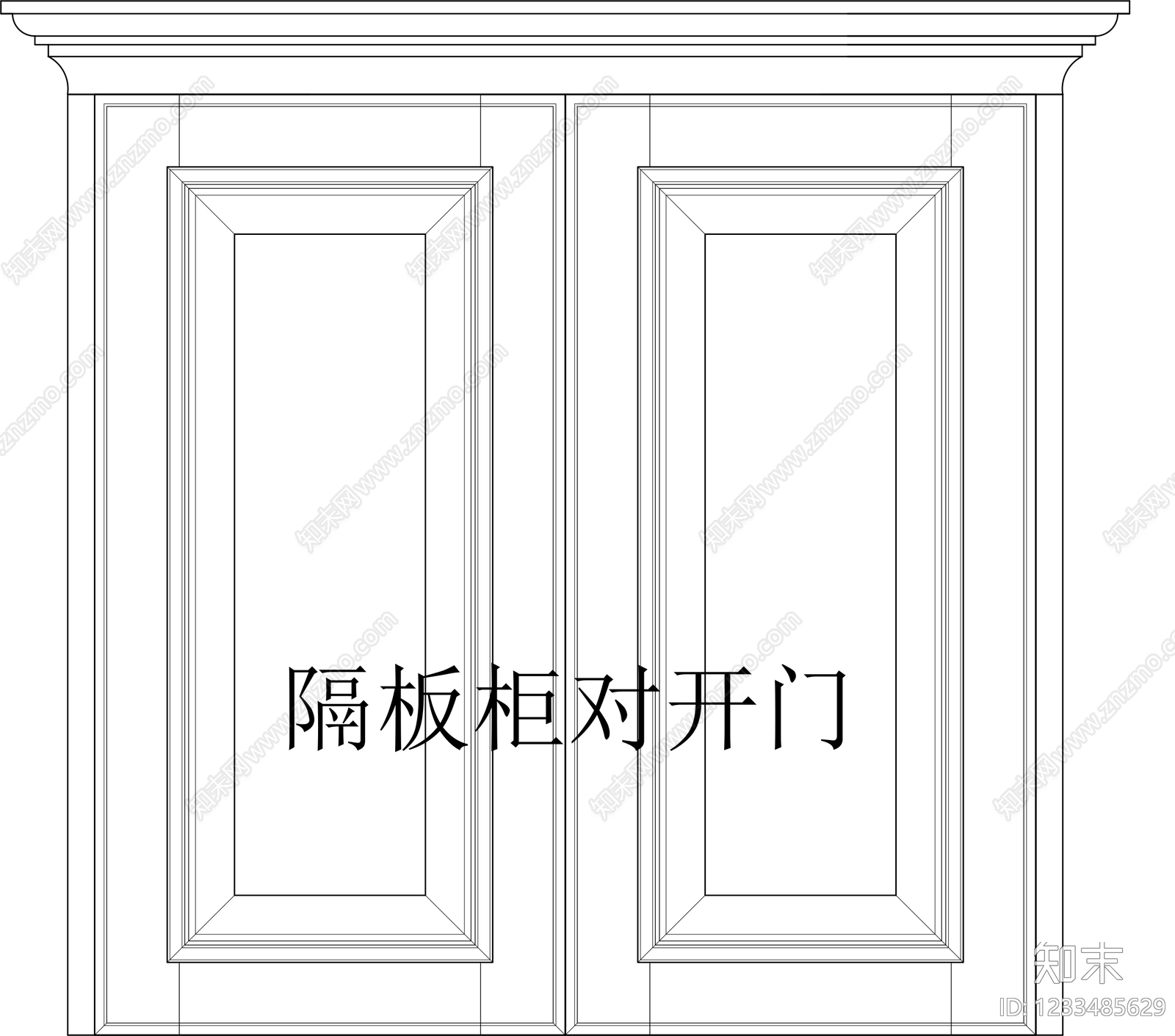 厨房cad施工图下载【ID:1233485629】