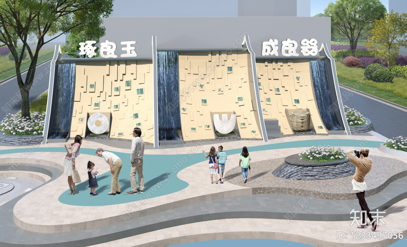 校园景观CAD图纸